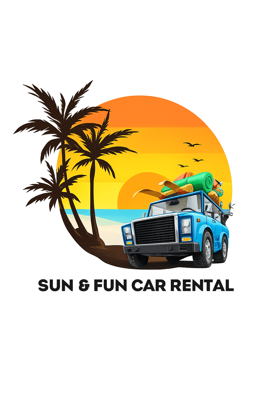 Sun and Fun Car Rental Bonaire logo